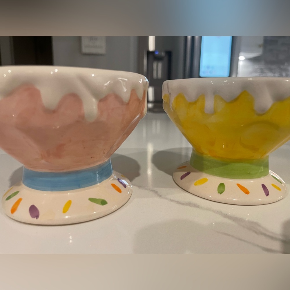 Colorful Ice Cream Bowls